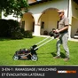 Tondeuse sur batterie WORX Wg760e.1 40 V, l.51 cm