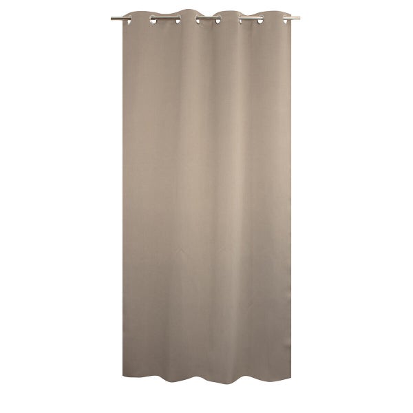 Rideau occultant thermique 135 x 240 cm taupe