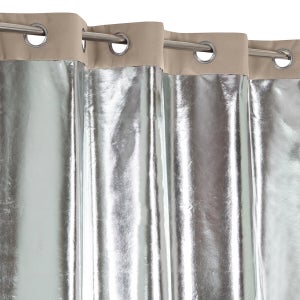 Rideau occultant thermique 135 x 240 cm taupe