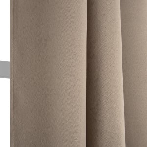 Rideau occultant thermique 135 x 240 cm taupe