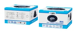 Spot encastré Iris led orientable, CCT, dimmable, 550 lumens rond noir ARIC
