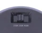 Lot de 3 spots encastrés Iris led orientables, CCT, dimmable, 550 lumens rond noir ARIC