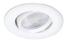 Lot de 3 spots encastrés Iris LED orientables, CCT, dimmable, 550 lumens rond blanc ARIC