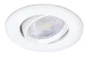 Lot de 3 spots encastrés Iris LED orientables, CCT, dimmable, 550 lumens rond blanc ARIC