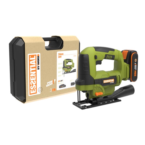 Scie sauteuse sans fil 1 batterie ESSENTIAL ES556 20 V 2 Ah