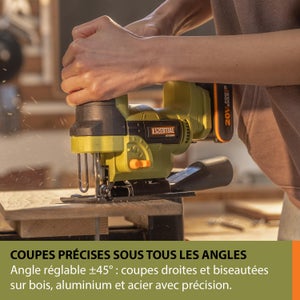 Scie sauteuse sans fil 1 batterie ESSENTIAL ES556 20 V 2 Ah