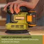 Ponceuse orbitale sans fil ESSENTIAL Es825 20 V 2 Ah