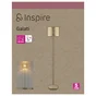 Lampadaire Galati e27 hauteur 157cm métal laiton INSPIRE