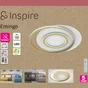 Plafonnier emingo led 13500lm d48 cct dimmable laiton inspire
