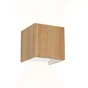 Applique LED, aluminium / bois, Kubbo, INSPIRE