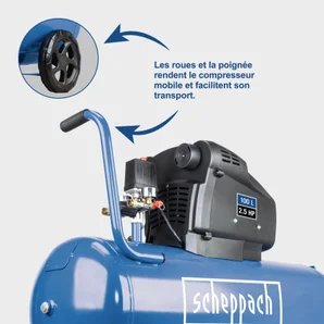 Compresseur d'atelier Scheppach 100L HC106DC