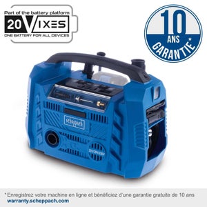 Compresseur de loisirs SCHEPPACH 20V Airforce6