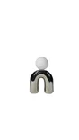 Lampe Pop u, céramique, chromé,  G9