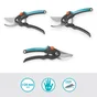 Sécateur lames franches ajustable S-M 24 mm