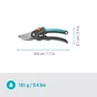 Sécateur lames franches ajustable S-M 24 mm