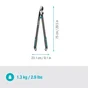 Coupe-branche a cremaillere acier revetu antiadherent GARDENA 12051-20 50 mm