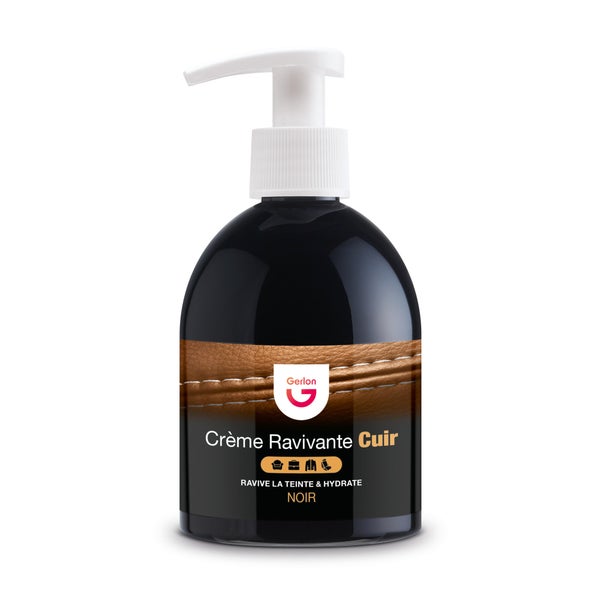 Creme ravivante cuir noir 250ml