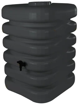 Récupérateur d'eau BELLI rectangulaire anthracite, 350 l