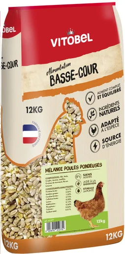Mélange poule pondeuse vitobel 12kg