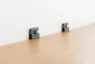 Clips  pour A plinthes blanc / plaque