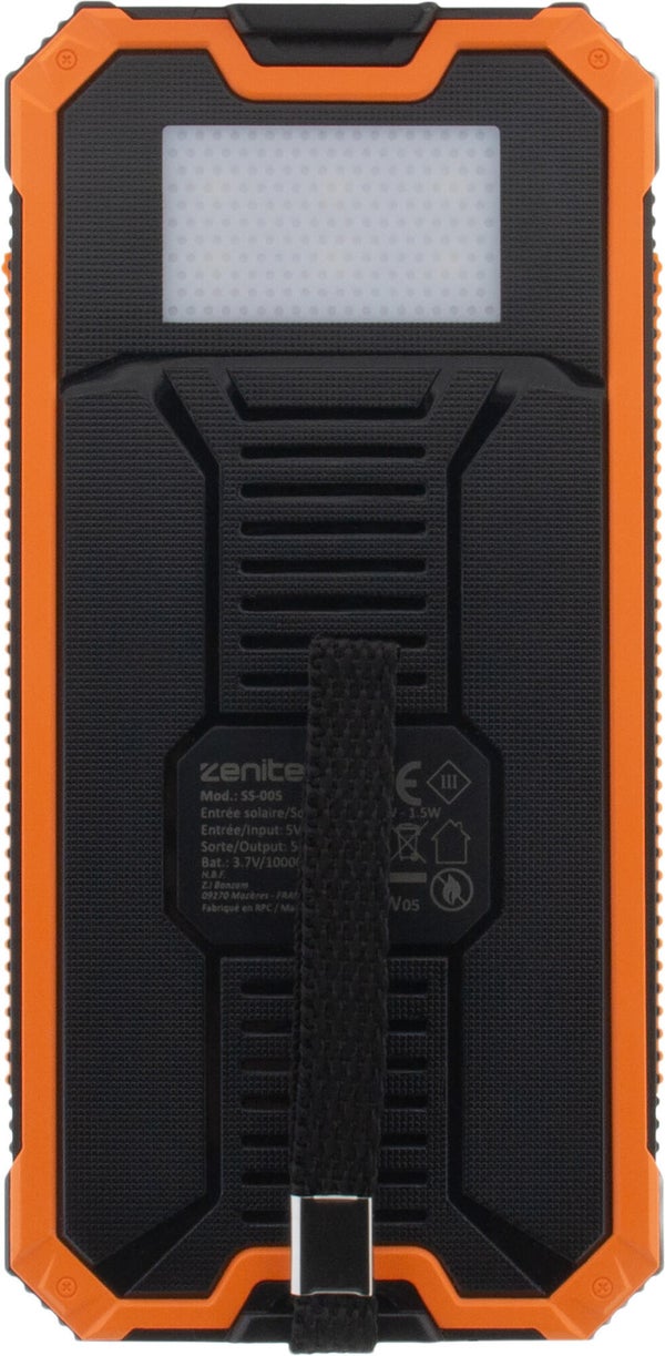 Chargeur solaire compact lampe torche
