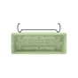 Balconnière polypropylène NATERIAL Diam.50 L.27.6 x l.50 x H.19.2 cm vert