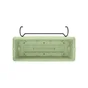 Balconnière polypropylène NATERIAL Diam.50 L.27.6 x l.50 x H.19.2 cm vert
