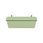 Balconnière polypropylène NATERIAL Diam.50 L.27.6 x l.50 x H.19.2 cm vert
