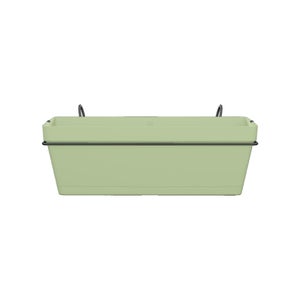 Balconnière polypropylène NATERIAL Diam.50 L.27.6 x l.50 x H.19.2 cm vert