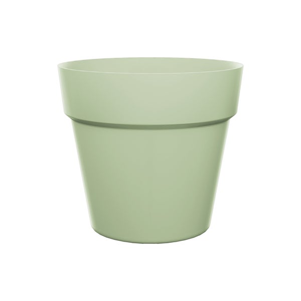 Pot de fleurs polypropylène NATERIAL Diam.40 L.39 x l.39 x H.34.4 cm vert