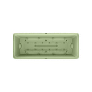 Balconnière polypropylène NATERIAL Diam.50 L.19 x l.49 x H.16.5 cm vert