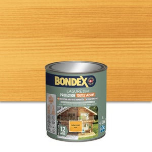 Lasure BONDEX 12 ans chêne doré satiné 1L