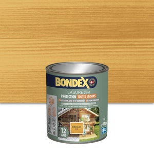 Lasure BONDEX 12 ans chêne clair satiné 1L