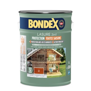 Lasure BONDEX 12 ans teck satiné 5L