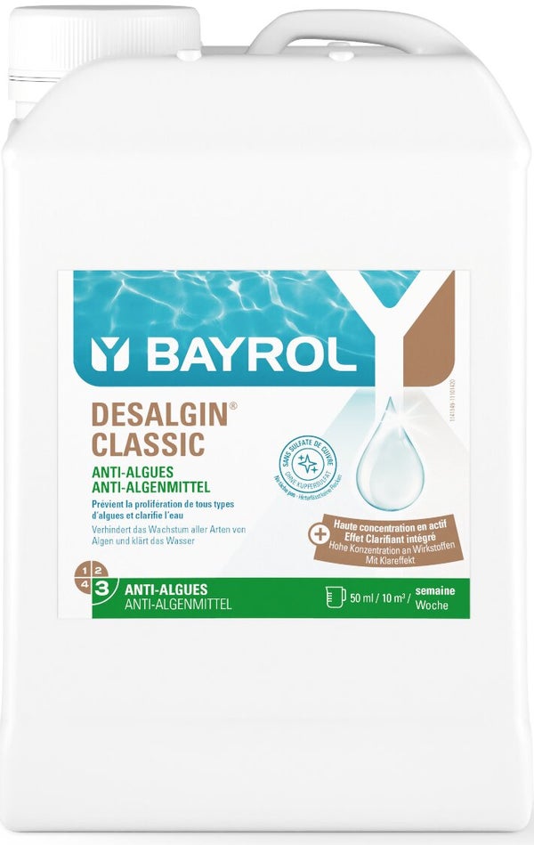 Antialgues piscine DESALGIN CLASSIC BAYROL 3L