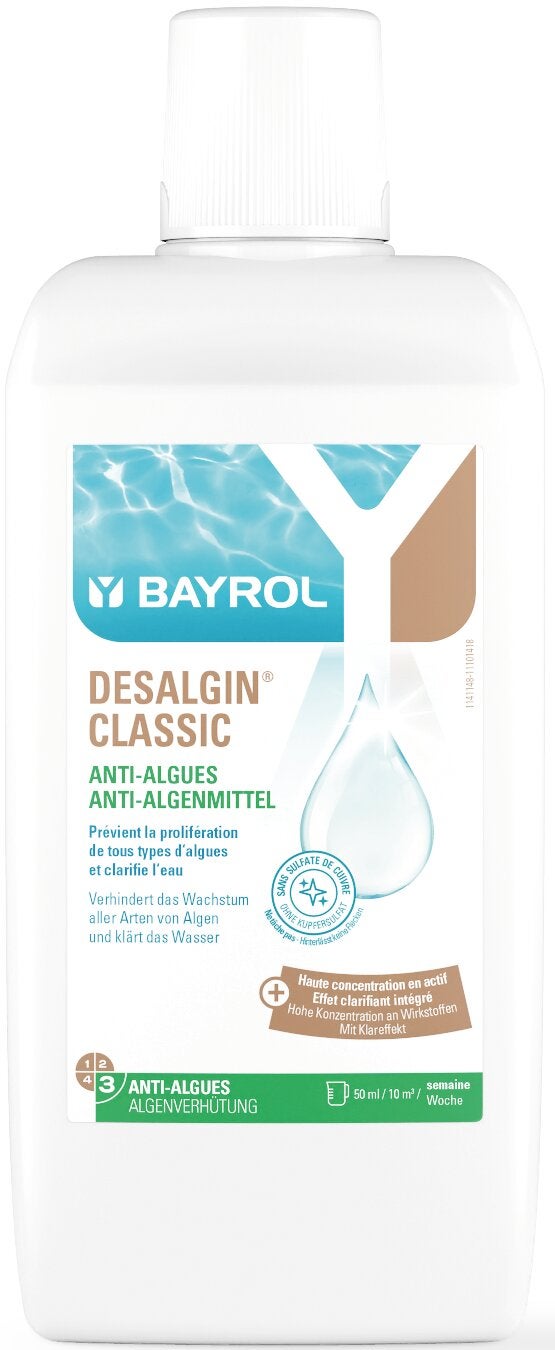 Antialgues piscine DESALGIN CLASSIC BAYROL 1L