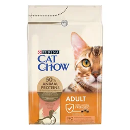 Croquette chat cat chow adult naturium riche en canard 3kg