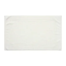 Tapis de bain l.50 x L.80 cm blanc Terry SENSEA