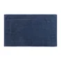 Tapis de bain l.50 x L.80 cm bleu Terry SENSEA