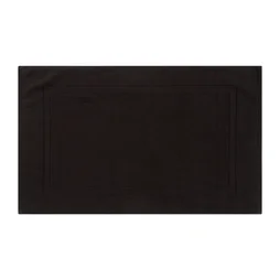 Tapis de bain l.50 x L.80 cm noir Terry SENSEA