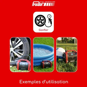 Gonfleur filaire GF50 12V +220V PRODIF