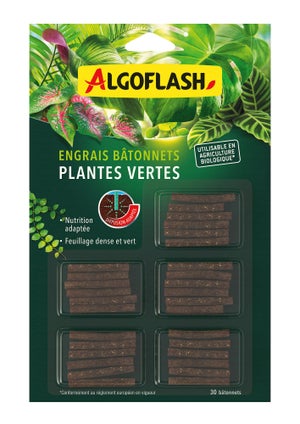 Engrais plantes vertes, 30 bâtonnets