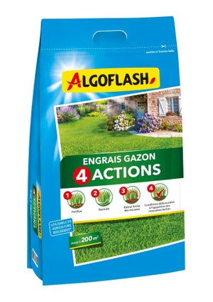 Engrais pelouse 4 actions, 10kg