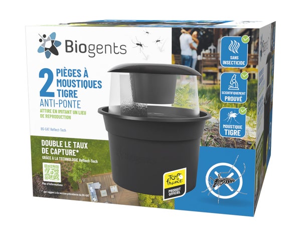 Antimoustiques piège BIOGENTS X2