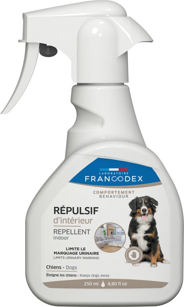 Répulsif chien intérieur FRANCODEX 250ml