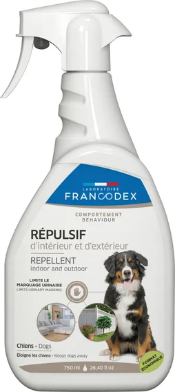 Répulsif chien intérieur & extèrieur FRANCODEX 750ml