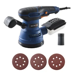 Ponçeuse excentrique filaire 125mm DEXTER, 420 W