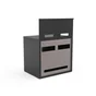 Support plancha en acier noir FORGE ADOUR