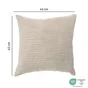 Housse de coussin Lena, beige, 45 x 45 cm, INSPIRE