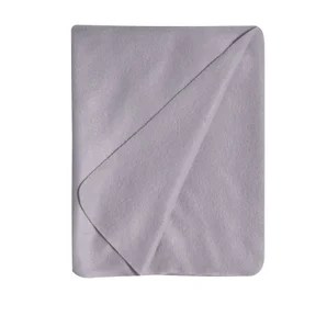 Plaid basic 120x160 gris granit 1px
